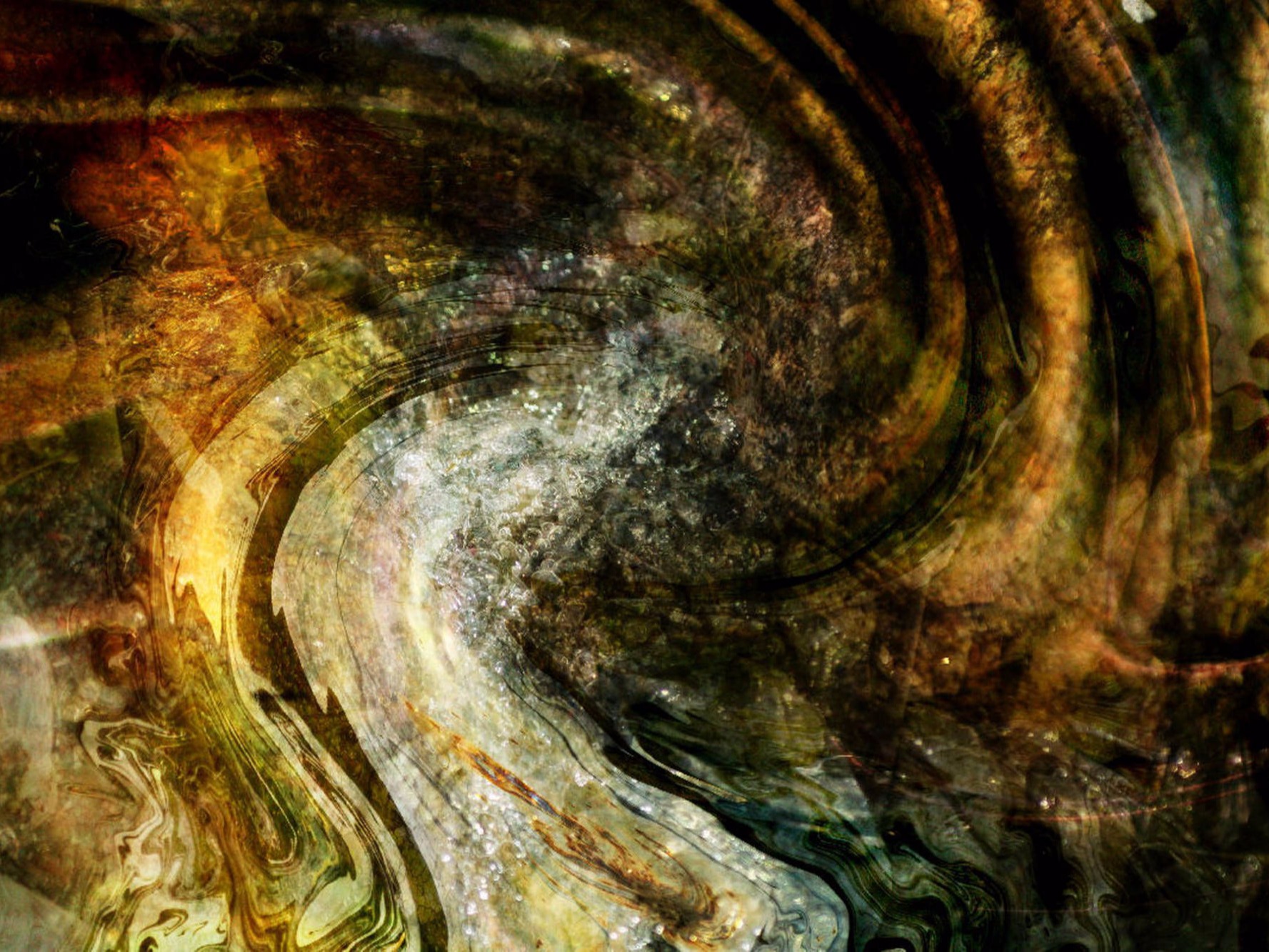Zlatna spirala, apstracija - fotograf Boris Radivojkov