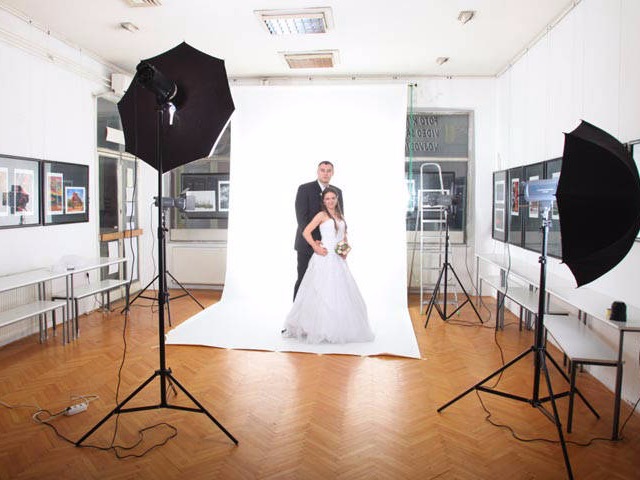 Venčanje, stari studio u FKVSV, 2015
